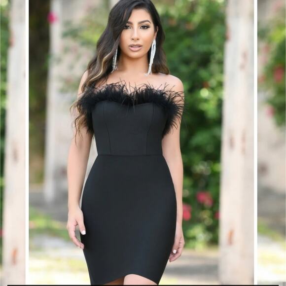 Velvi Sochi Black Strapless Dress - Picture 2 of 11